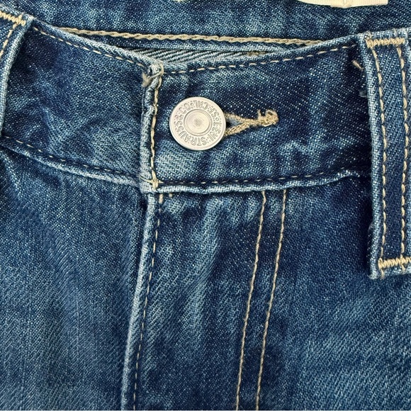 Women’s Levi’s Low Pro Straight 90s Distressed Jeans Size 25 - Picture 6 of 16